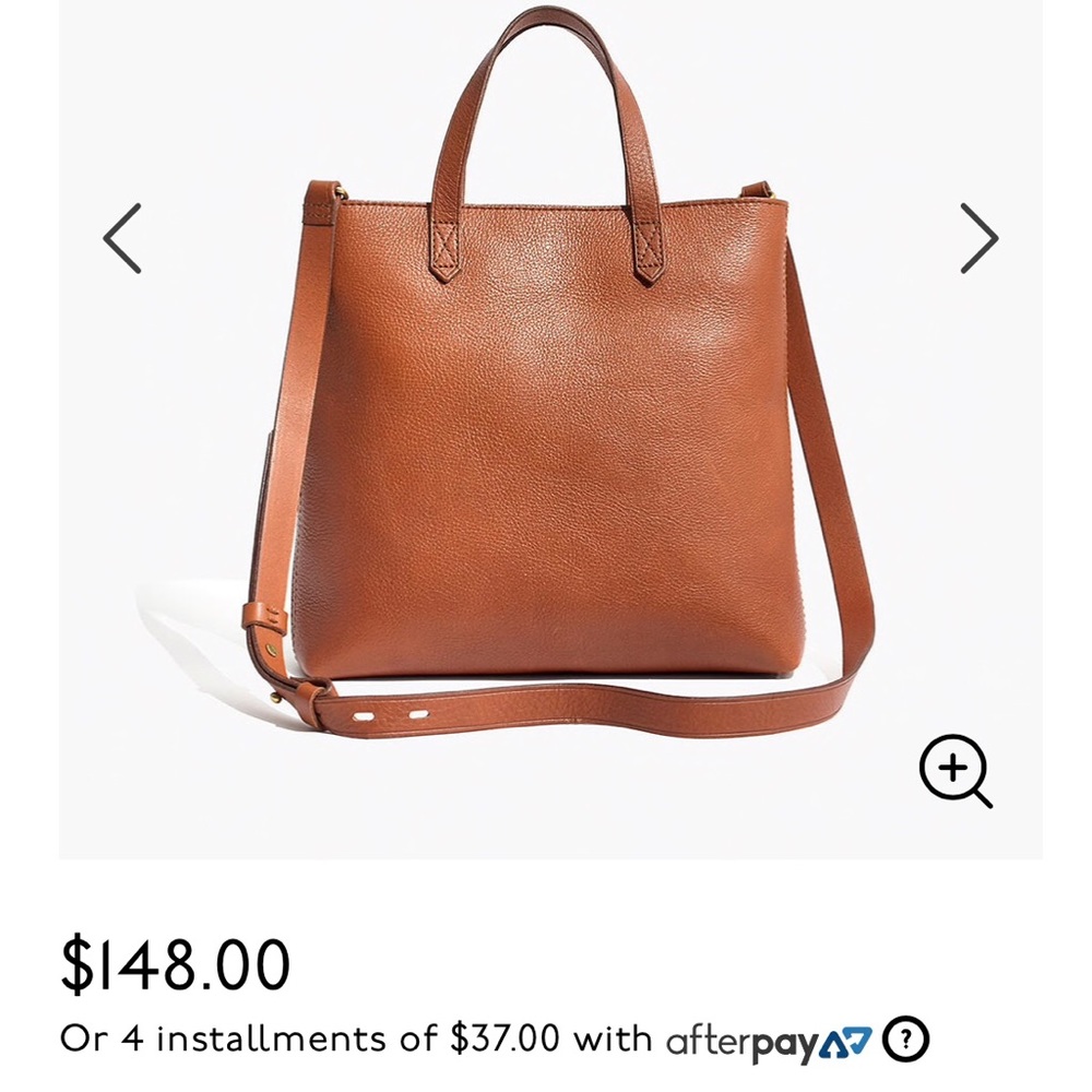 Madewell, Zip top medium transport tote
